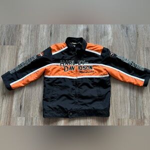 Harley-Davidson Bold Black and Orange Jacket 5 YO